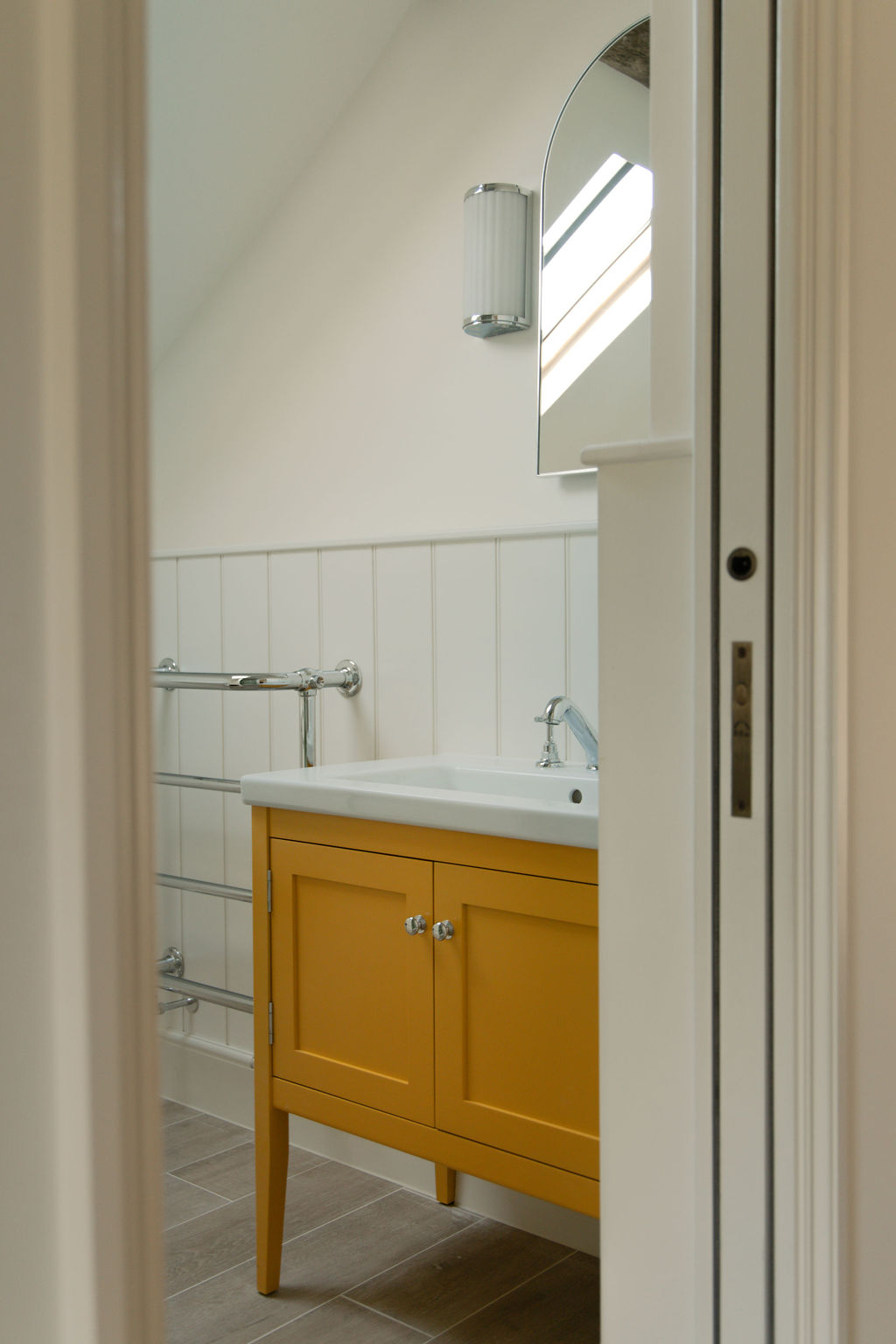 Interior restored bathroom