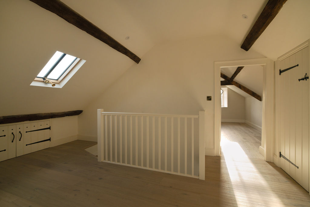 Top floor view with built-in storage and period features