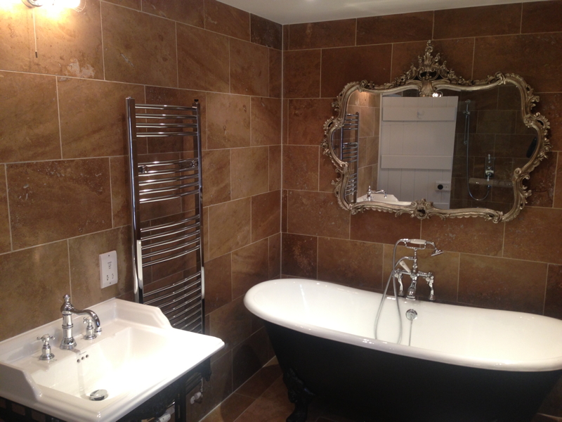 The Mead house interior bathroom view